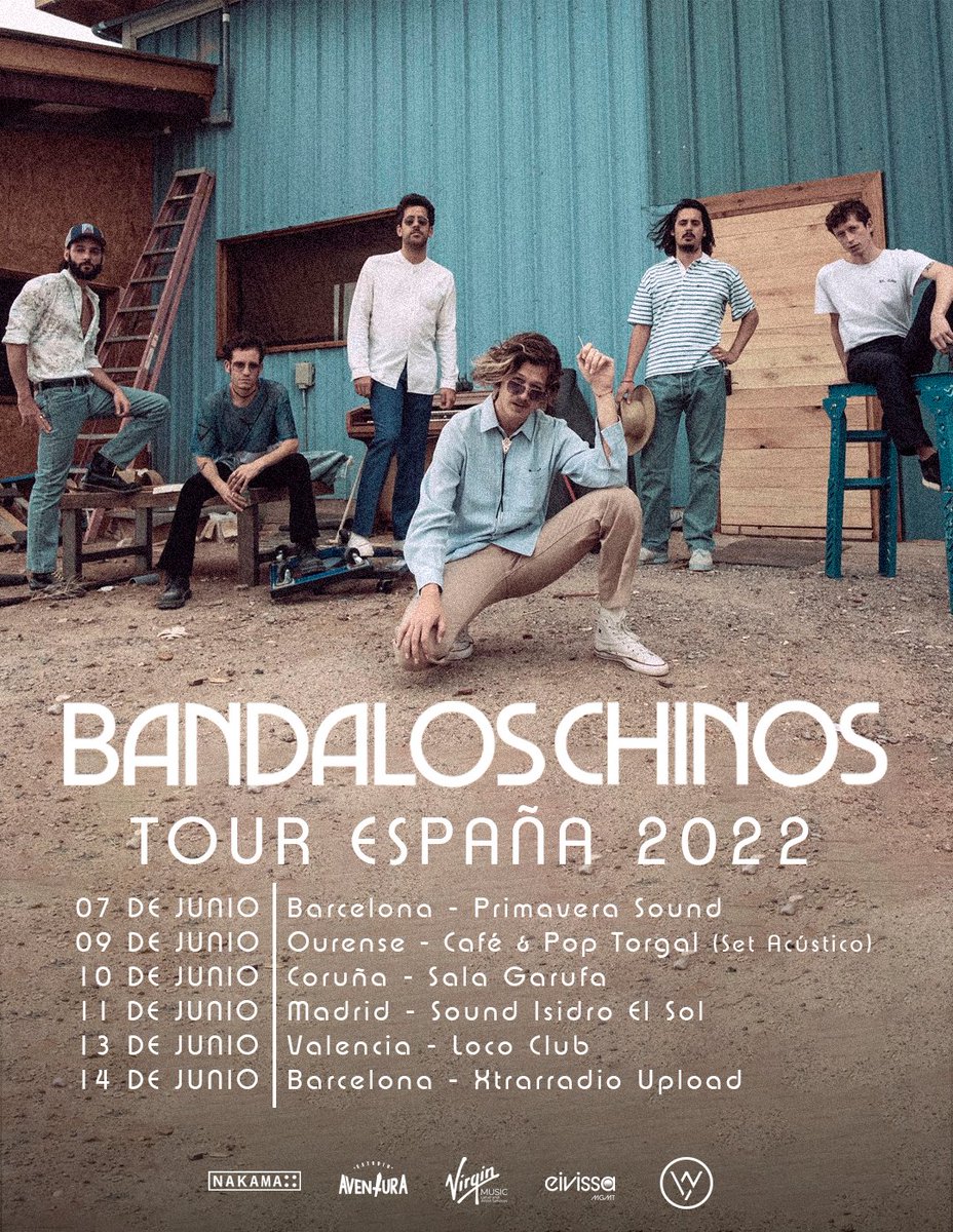 Nueva gira confirmada. La elegancia indie-pop de los argentinos <a href="/BandalosChinos/">Bandalos Chinos</a> en junio por aquí🥰
