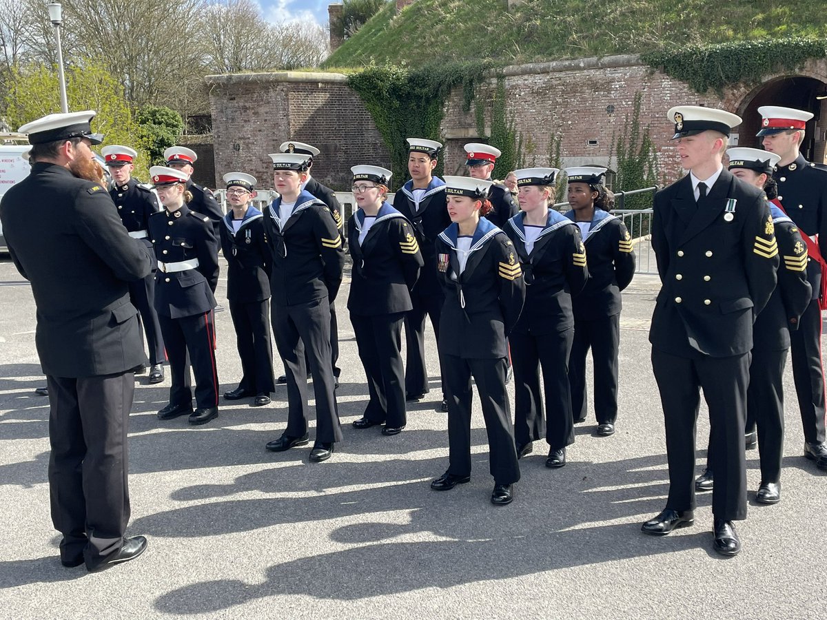 BZ to our Cadets and Staff @HMSsultan divisions, very proud of your turnout, many compliments recieved all ready @CaptJohnVoyce @ComdVCC @VCCcadets @RoyalNavy @RoyalMarines #vcc #cadets #cfav