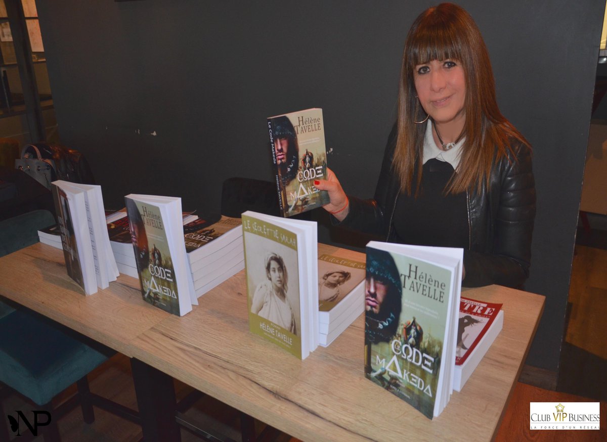 HTavelleAuteur's tweet photo. Dédicace à Lyon de mon 6ème roman ✒️📚
Mercredi 30 mars 2022
MŸ Restaurant
#lecodemakeda
.
Disponible en librairie.
Chez @GibertOfficiel
Sur ma eboutique https://t.co/1jw57KU2z0
Sur Amazon https://t.co/Qxz4FMjCGN https://t.co/WYq1tu7iUo