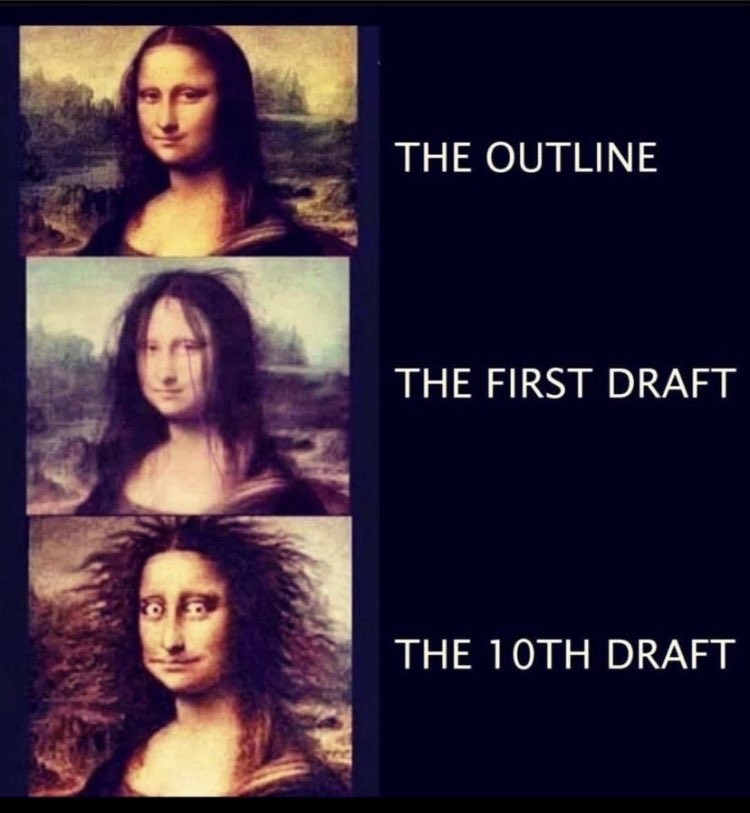 SueBerkKoch's tweet photo. I’m in the middle. Which Mona Lisa are you? 🤣
Saw this on @paul_cude IG &amp; had to share. TQ Paul!
#writerslife
#writingcommunity
#bloggingcommunity 
#mgems https://t.co/aDoRV1l9XZ