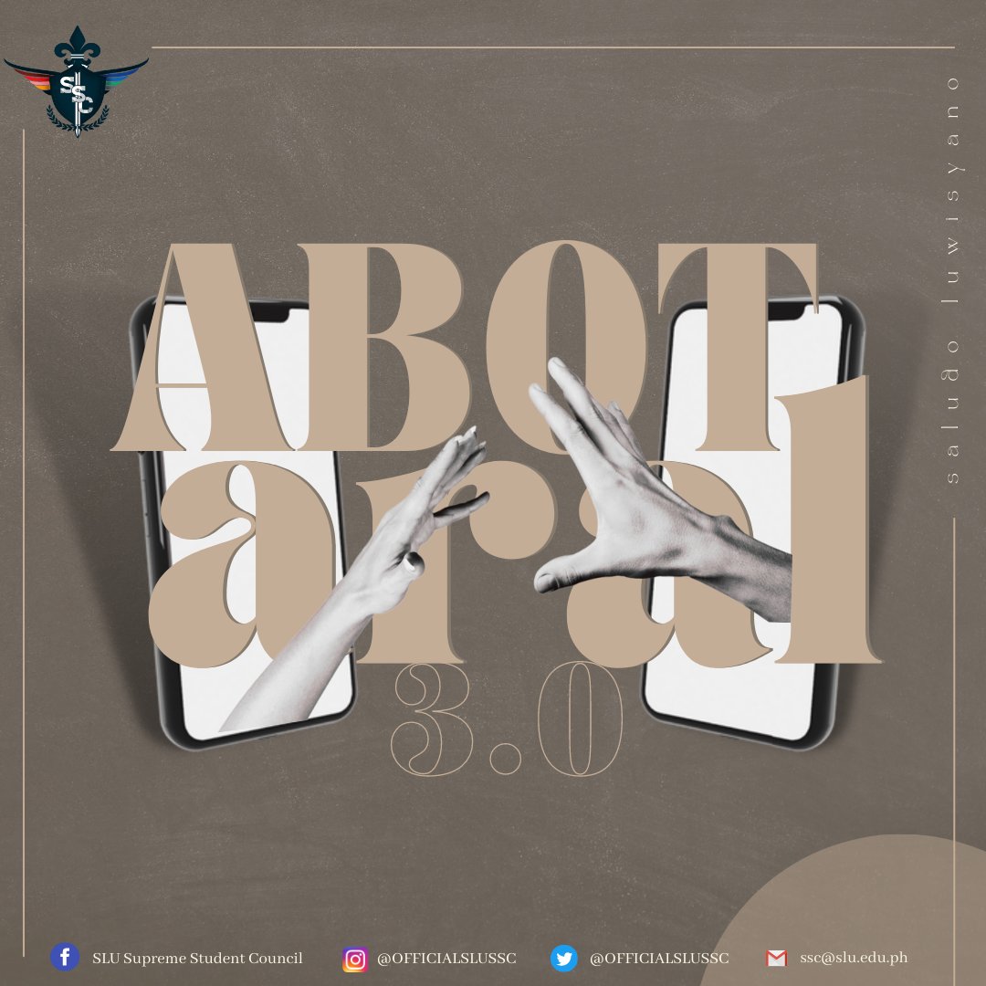 OfficialSLUSSC's tweet photo. 📣 Re-opening of SLU-SSC AbotAral 3.0 📣

If you have any difficulties with your internet connection we hope to be of assistance, please find the details below and we wish you luck. Kaya mo 'to Luwisyano!

(The Abot-Aral Campaign will be open once again from April 1-19, 2022) https://t.co/dIr8tfFdZi