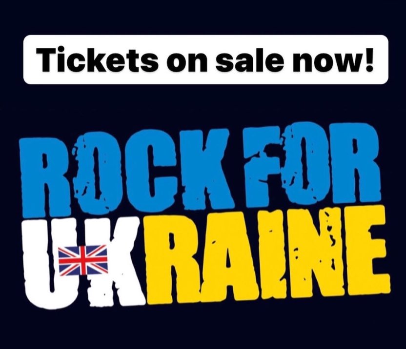 ShamusWilde's tweet photo. Please come and support the people of Ukraine by buying a ticket to this one off show, special guests include John Lodge (The Moody Blues), Kenney Jones ( The Who, Faces) and Josh Phillips (Procolharum). It’s a small gesture of love to those who have lost everything. 
Link in bio https://t.co/xDBKBw3vVE