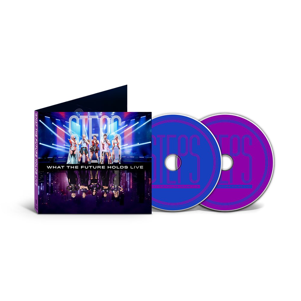 OfficialSteps's tweet photo. COMING SOON!! Relive our #WhatTheFutureHolds 2021 arena tour, recorded &amp; filmed at at @TheO2 London last November on DVD, BluRay, CD &amp; limited edition boxset with exclusive photo book. Preorder here: https://t.co/d1Mw2BHfSg 🎥💿 https://t.co/P6K7sIVK0W