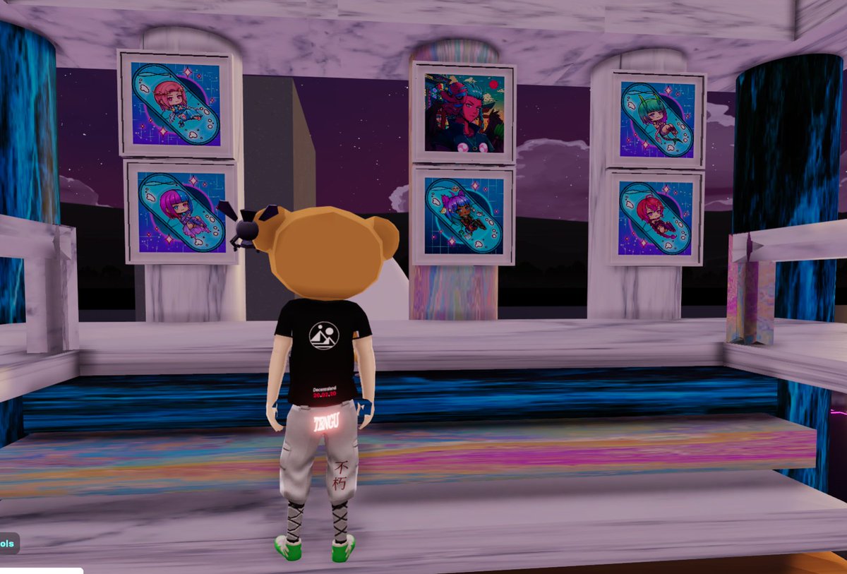 TheCryptoTengu's tweet photo. So much more to do to this decentraland parcel. This bitbear has his capsules up tho, so he can sleep.  #degens #ICEPoker #capsulehouse #bitbear @BitBears @DecentralGames @decentraland @capsule_house https://t.co/11hi0S7M4V