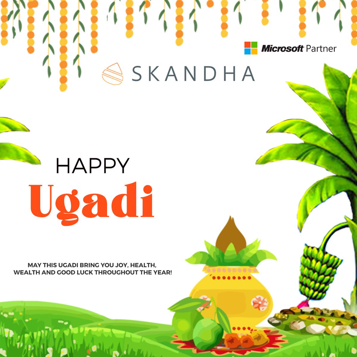 #Skandhait Wishing you a very Happy Ugadi.

#microsoftpartner #happyugadi #ugadi #festivalvibes #ugadi2022 #traditionallove  #ugadisubhakankshalu