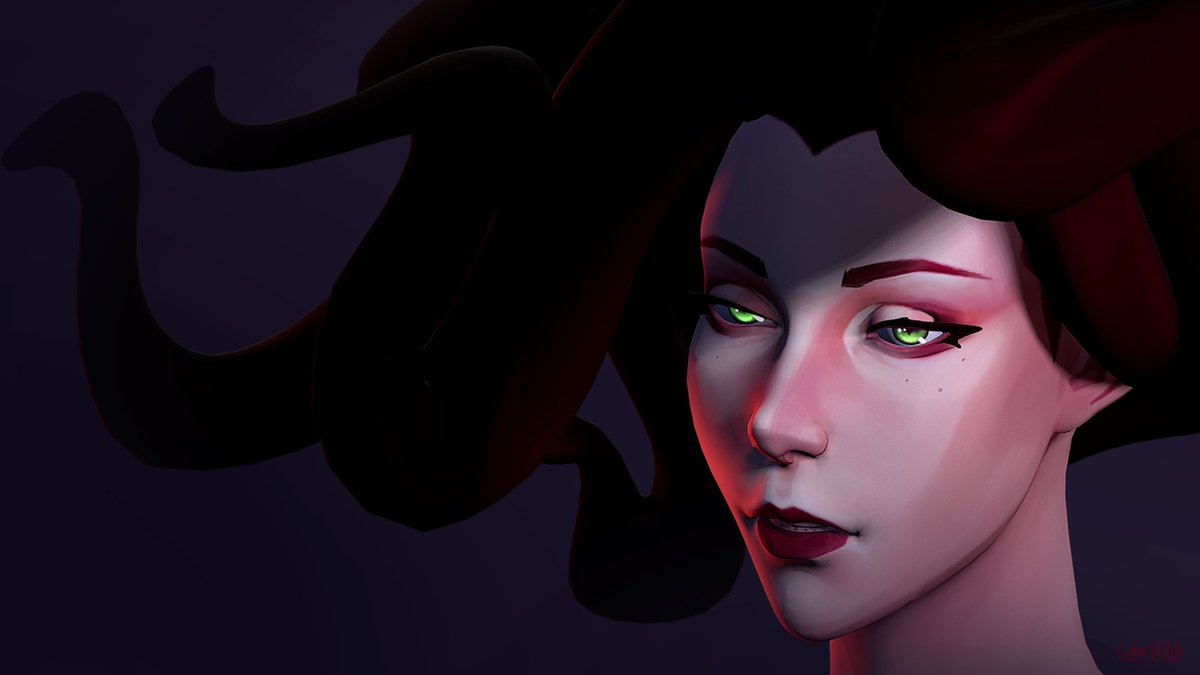 SurfWilde's tweet photo. Hey everyone! ✨
I've recently finished this bust and I'm really proud of how it turned out!

I've started it as a part of #MonsterMarch and managed to finish in time!

Will link AS in the replies. 💖 and RTs appreciated! https://t.co/TFITFD1j9j