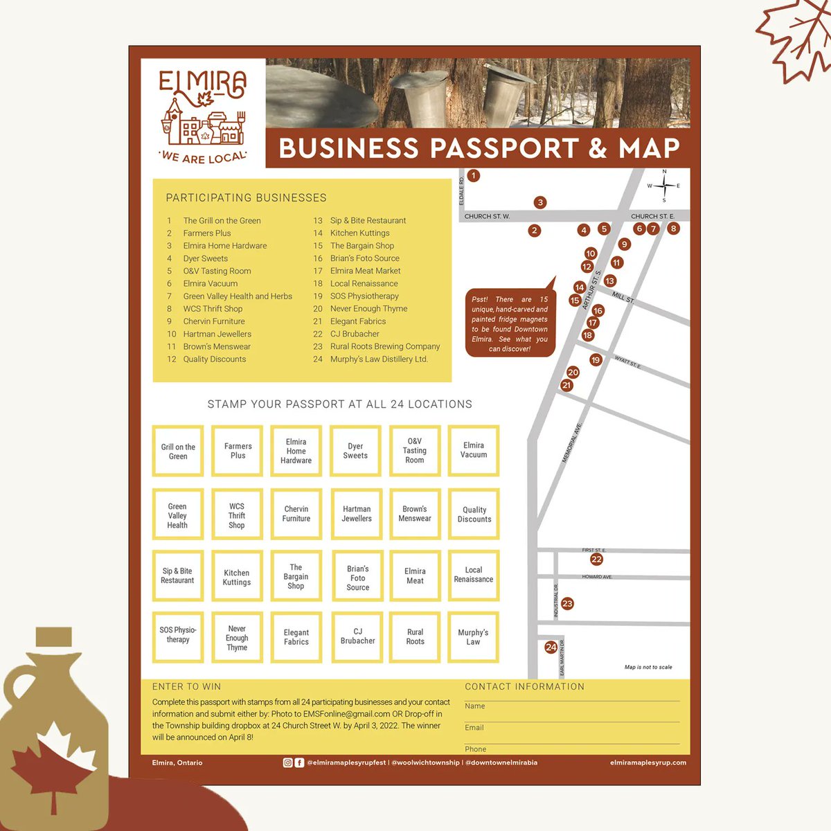 Don’t forget to get your map stamped at as many businesses as you can for your chance to win an awesome prize! To access the map and to learn how to participate, visit buff.ly/3tsxrQO. Submit your passport by April 3rd. The winner will be announced on April 8!
#WeAreLocal