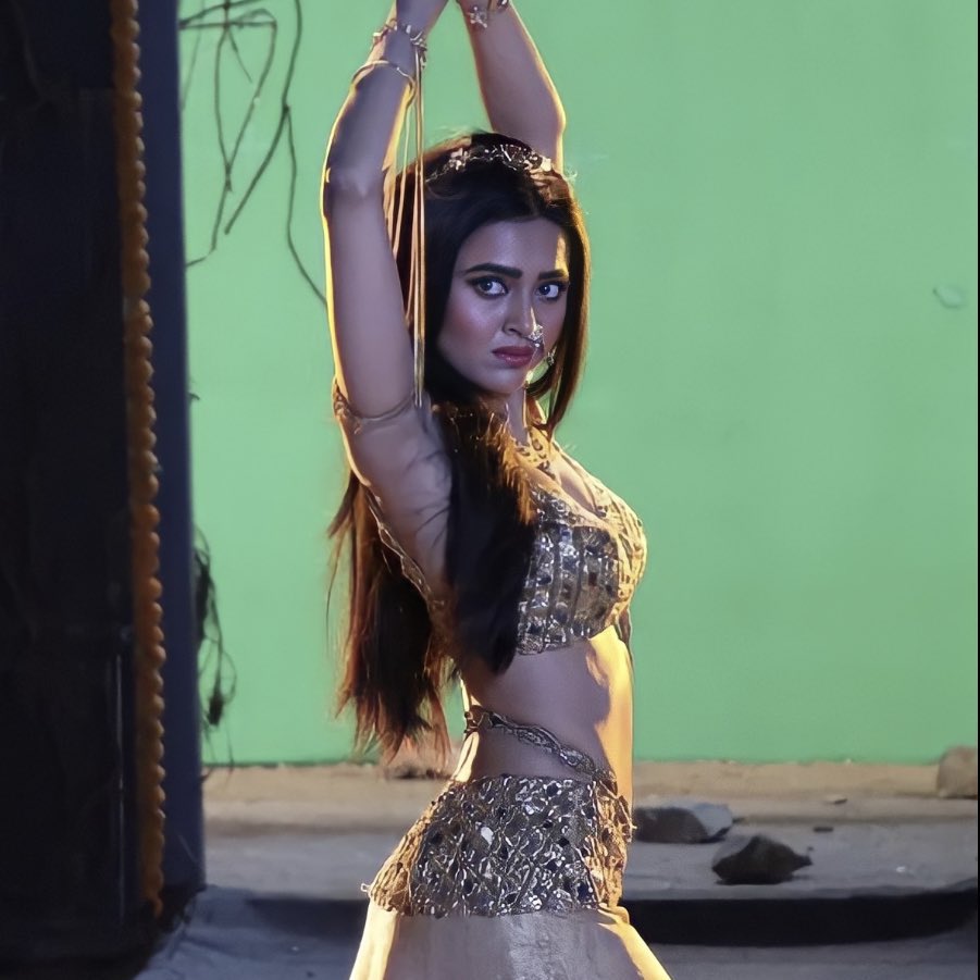 When the “shesh” Naagin looks like the antagonist. 🐍 

Just look at the difference in postures 🤮

#BhejaPoops