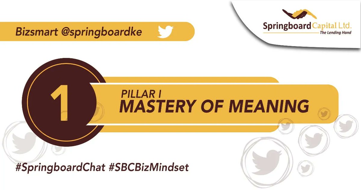 Nothing means anything except the meaning we give it. A wonderful exercise is to think back to a “bad” thing that happened in your business. Can you honestly say that not one good thing came out of it? #SpringboardChat #SBCBizMindset
