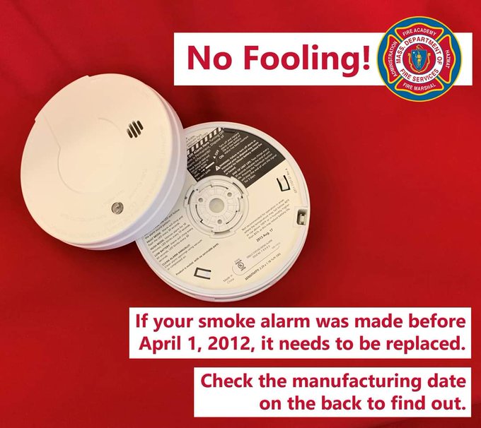 It's not a joke, check the date on your smoke detectors.