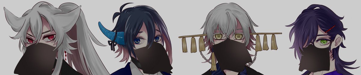 三日月宗近(刀剣乱舞) 「お忍びモード 」|つばめのイラスト