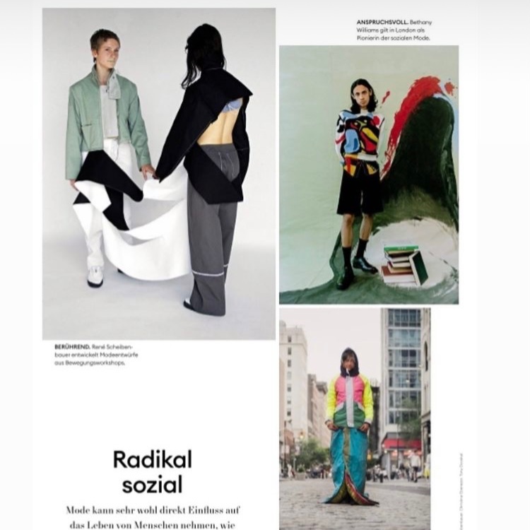 Heute in die Presse Schaufenster! Ein Artikel über Modedesigner, die soziale Aspekte in den Vordergrund ihrer Arbeit rücken, um so zu einer gerechteren Gesellschaft und einer sozialeren Modeindustrie beizutragen. Danke @danielkalt