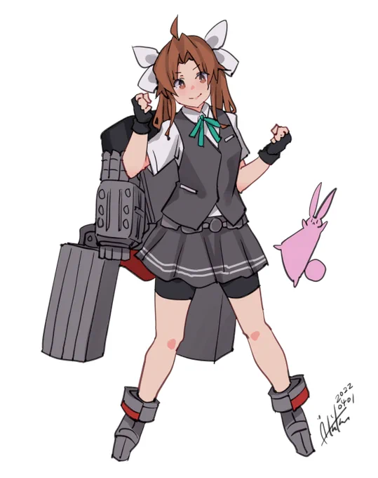 陽炎『今日もいっきましょう!』
#艦これ版深夜の真剣お絵描き60分一本勝負
#艦これ版真剣お絵描き60分一本勝負_20220401
#艦これ #陽炎 