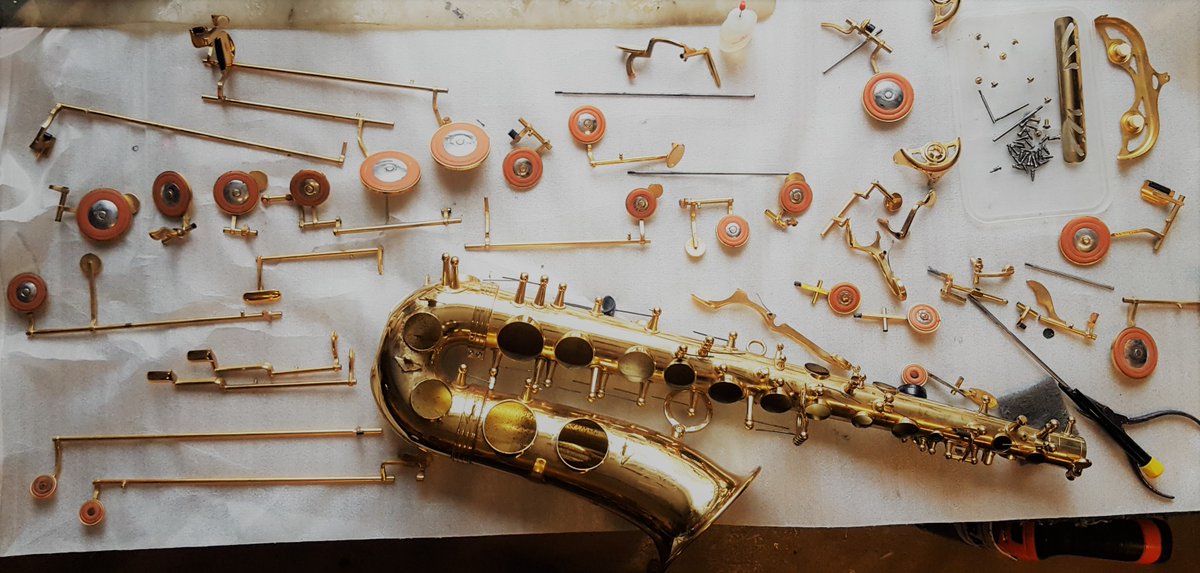 BoothsMusic's tweet photo. As the area's leading woodwind specialist, Tony offers thorough overhaul and restoration work to a high professional standard. #woodwind #woodwindrepairs #instrumentrepairs #instrumentservice #clarinet #saxophone #flute #oboe #bassoon #piccolo #repairs #restoration #bolton https://t.co/njTR0nPlJ1