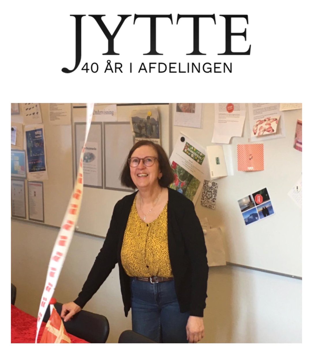 onko_ouh's tweet photo. Kære Jytte ❤️Du har i 4️⃣0️⃣ år været en kulturinstitution som #sygeplejerske på vores #sengeafdeling - du og din #erfaring er uundværlig 🙏🏼 og sikke en onkologisk rejse du har været med på gennem årene💪🏼 TAK for dig og stort tillykke med jubilæet 🎉 @OUHhospital https://t.co/CxrJqSb0K5