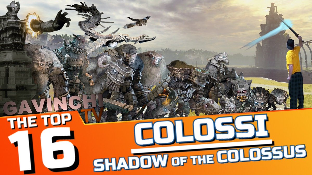 Gavinchi88's tweet photo. Ranking the Colossi in Shadow of the Colossus

Video Link - https://t.co/DzgXccKf6B

#ShadowOfTheColossus #GavinchiTV #Gavinchi #Gavinchi88 #ps4 #ps5 #shadowofthecolossusps4 #shadowofthecolossusps5 #BluepointGames #Bluepoint #Playstation #JapanStudio #TeamICO #Colossi https://t.co/y61UKZ8AlT