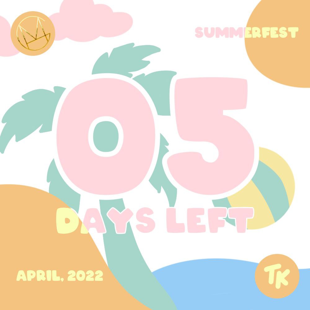 ͏͏͏͏͏͏

     Feeling the wanderlust and summer
     init? Why not cool down with us
     on #HIMIGSummerfest! 

     Plenty of projects and hubbubs are
     waiting for you. Fill-up your summer
     diaries with #TK97xHIMIG.
     
     5 DAYS LEFT. See you! 🍹

 ͏͏͏͏͏͏ㅤ