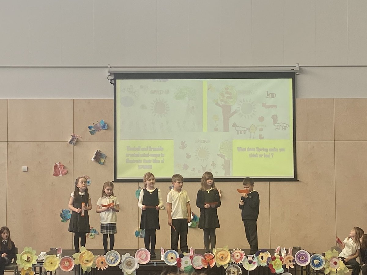 Calderwood_Pri's tweet photo. A morning of firsts at Calderwood β¦ Our children sharing their learning about spring on stage to an audience! π #CalderwoodConnects #CreatingOurStory #BeyondtheDream https://t.co/dfczIXiMAK
