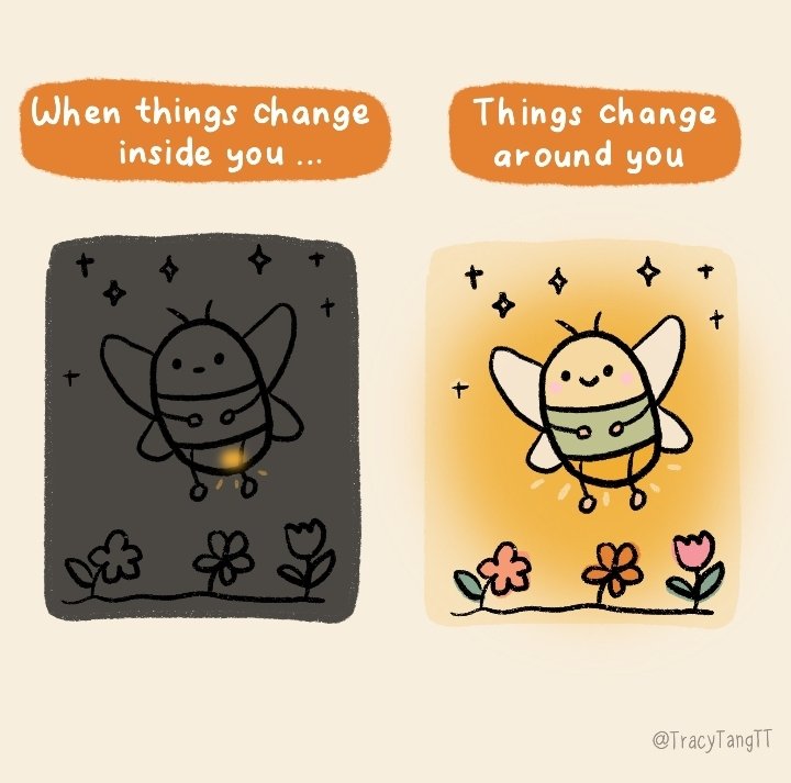 Art0fLife_'s tweet photo. 5. When you change inside, things change on the outside. https://t.co/4bVNHhjVd4