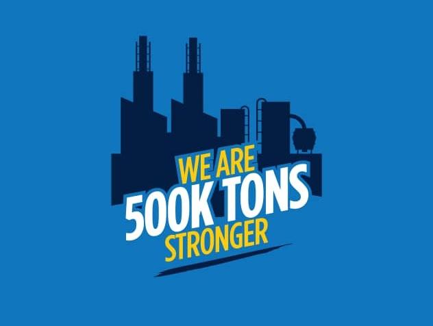 CimerwaPlc's tweet photo. Today, we celebrate! As of March 31, 2022, we have officially hit a critical milestone of 518,000 tons per annum. We are now drawing closer to our full capacity of 600,000 tons. This was made possible by everyone who works at #CIMERWAPPC. It's #jabali time for us all. #RwOT https://t.co/qezhL0Z4Ld
