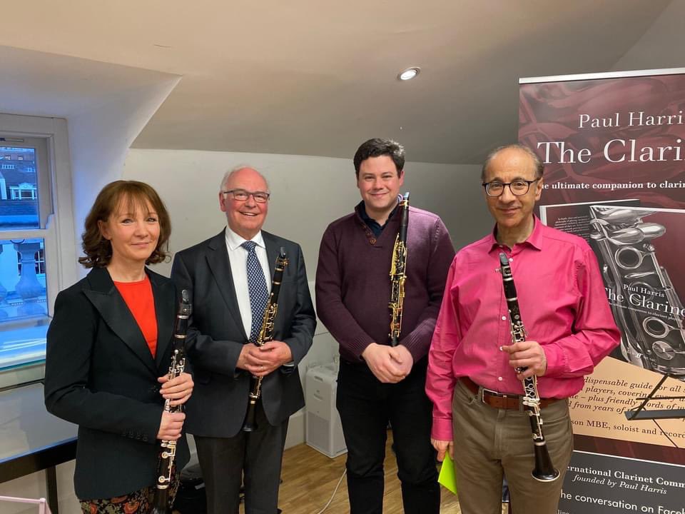Cigleris's tweet photo. Real pleasure to have been at the launch of Paul Harris new book on the clarinet. A must for all clarinet enthusiasts @FaberMusic @PaulHarris_Cl #clarinet #booklaunch #pedagogy #iplaybackun https://t.co/dhjSP9wVnN