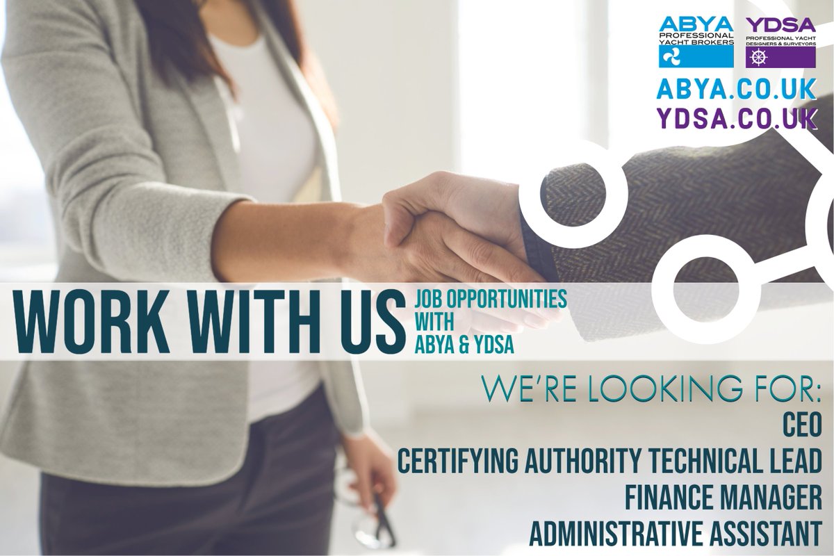🤝 Share this to help someone in your network find their next Senior Position with an Industry-leading Marine Association

Are you a driven leader? Ready to guide the continuous improvement of the YBDSA &amp; its members? 

See full details here: abya.co.uk/job-opportunit…

#opportunity