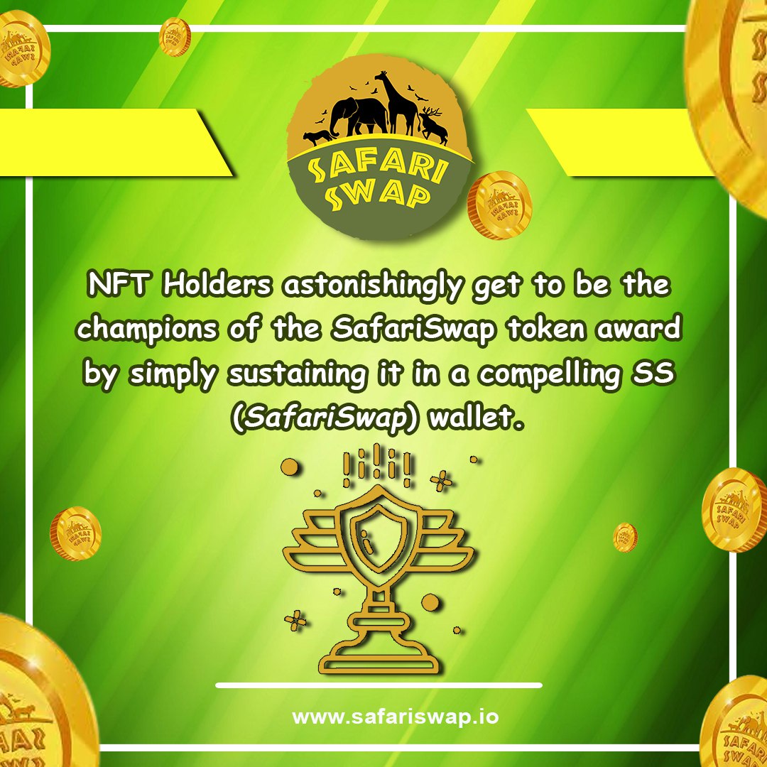 SafariswapDex's tweet photo. Your investment is secured, and your privacy is guarded with our #DEX (#Decentralized #exchange).
The concept is pretty simple. Your data stays with you, and no one shares it. You are connected to the blockchain where your transactions are encrypted.
#safariswap #naturetoken https://t.co/WhsN7kUHWu
