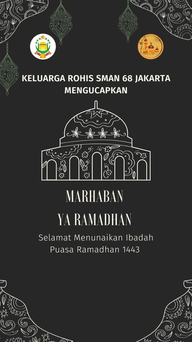 🦋 Rohis SMAN 68 JAKARTA menyambut Bulan Suci Ramadham 1443 H 🦋

Selamat datang di bulan yang penuh berkah!😇