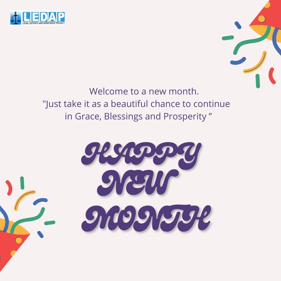 Happy New Month. #ledap