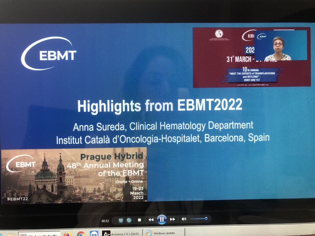 mbeksac56's tweet photo. ⁦@metdigital2022 Thank you ⁩ ⁦@AnnaSureda5⁩ for an overview on EBMT2022 https://t.co/btuY7s5AYp