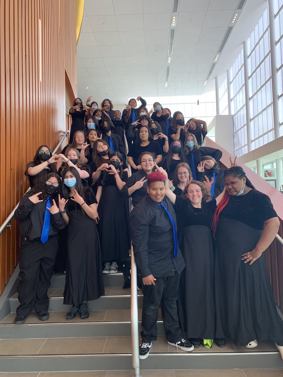 Mrs. Reyes to three Choirs to UIL Concert and Sight-Reading. The Wallace JV Treble Choir performed beautifully and earned 2-1-2 (excellent) rating in Concert and earned straight 1’s in Sight-reading. (see next post)