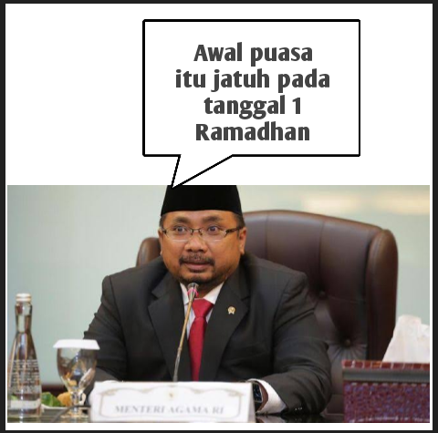 Jangan ada 2 atau 3 diantara kita, cukuplah awal puasa 1 Ramadhan

Hilal NU Muhammadiyah
Rukyat Hisab