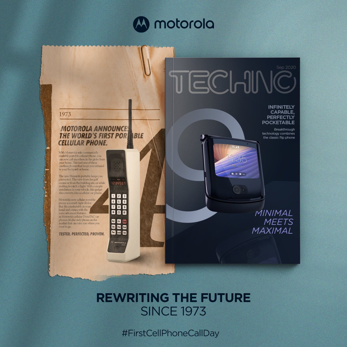 📞📱On this day in 1973, the first cell phone call was made – and communication changed forever. Almost 50 years later, the basic desire to stay connected remains the same – so keep talking!
#FirstCellPhoneCallDay #hellomoto