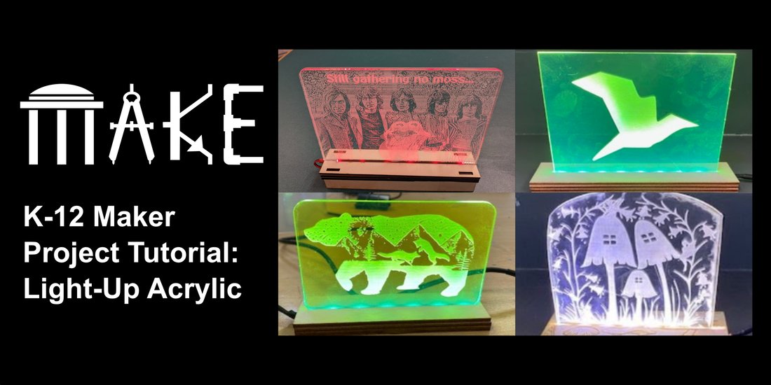 CLawlorKing's tweet photo. Maker Educators - free webinar to learn a cool project!

K-12 Maker Project Tutorial: Light-Up Acrylic

Light up your classroom with laser cut edge-lit acrylic art! 
Thursday April 14th - 4pm-5pm
https://t.co/ZmGTA8KFXY
#makered
#STEMeducation 
#professionaldevelopment https://t.co/RAj4Q315jc