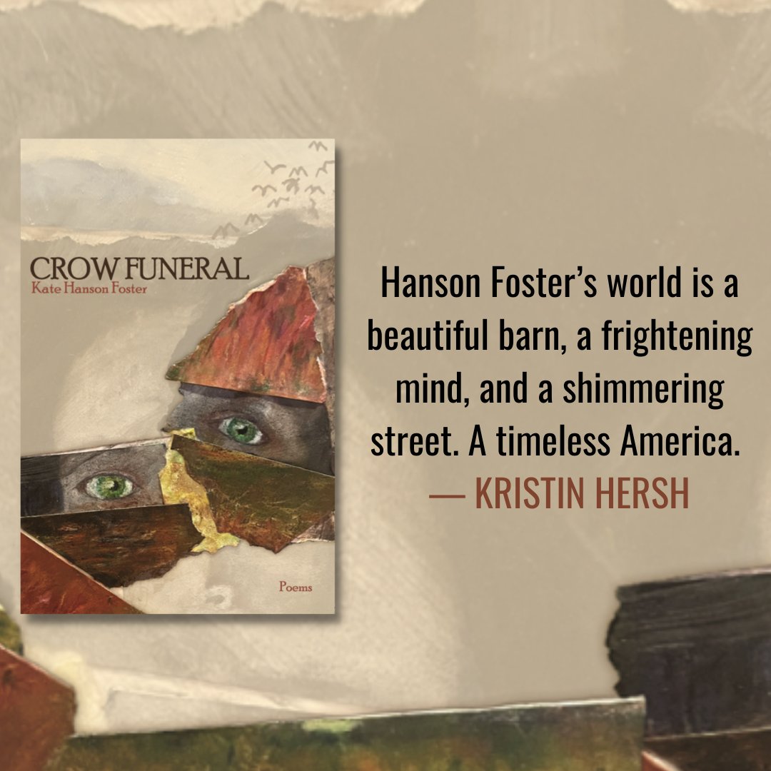 eastoverpress's tweet photo. "Hanson Foster’s world is a beautiful barn, a frightening mind, and a shimmering street. A timeless America."
—@kristinhersh, singer-songwriter & author of SEEING SIDEWAYS, on @khansonfoster's collection of poems #CrowFuneral. Learn more at https://t.co/SDC7tMLSdi. https://t.co/lG36aOxPOM