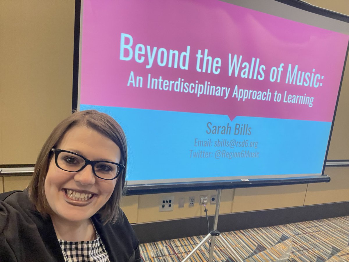 Region6Music's tweet image. Getting ready for my presentation at #CMEA #CMEA2022