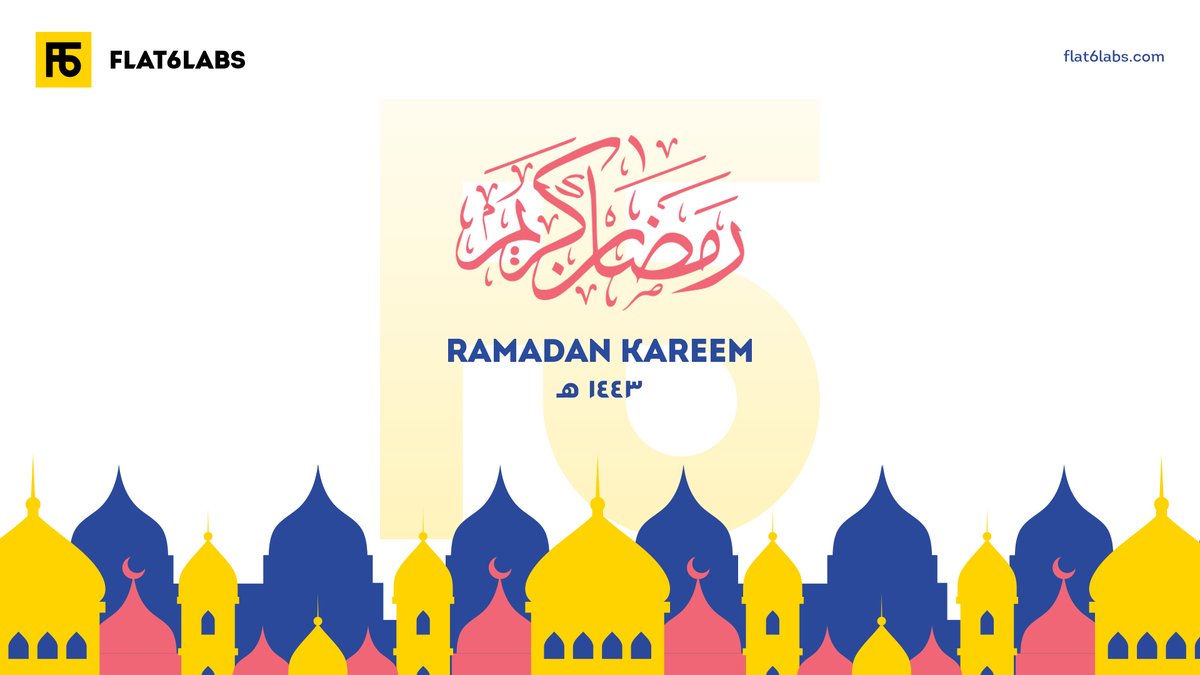 Our Flat6Labs team wishes everyone a blessed Ramadan! 🌙⭐️

#flat6labs #ramadankareem