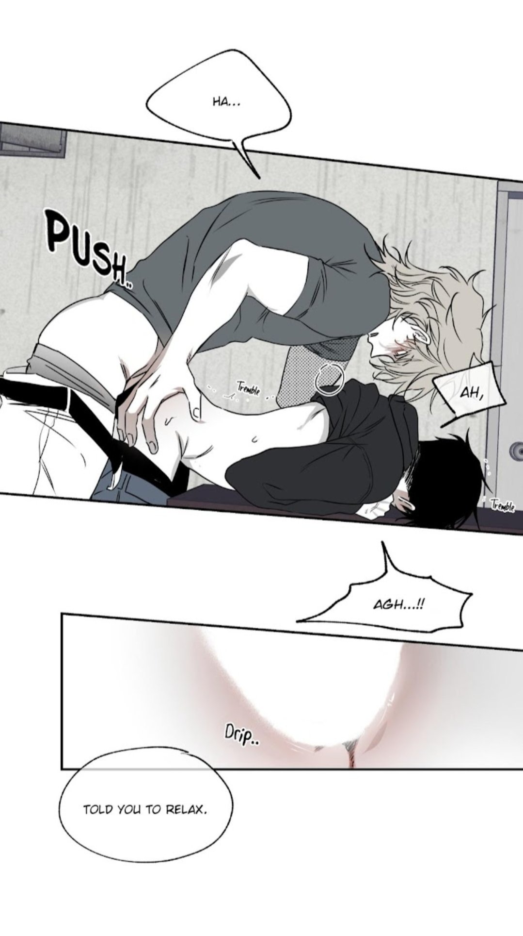 Shion 塩 on X: ....the first time can be hard~ Manga: 물가의 밤  night by the  sea #yaoi #omegaverse t.coK1uRxGPXp0  X
