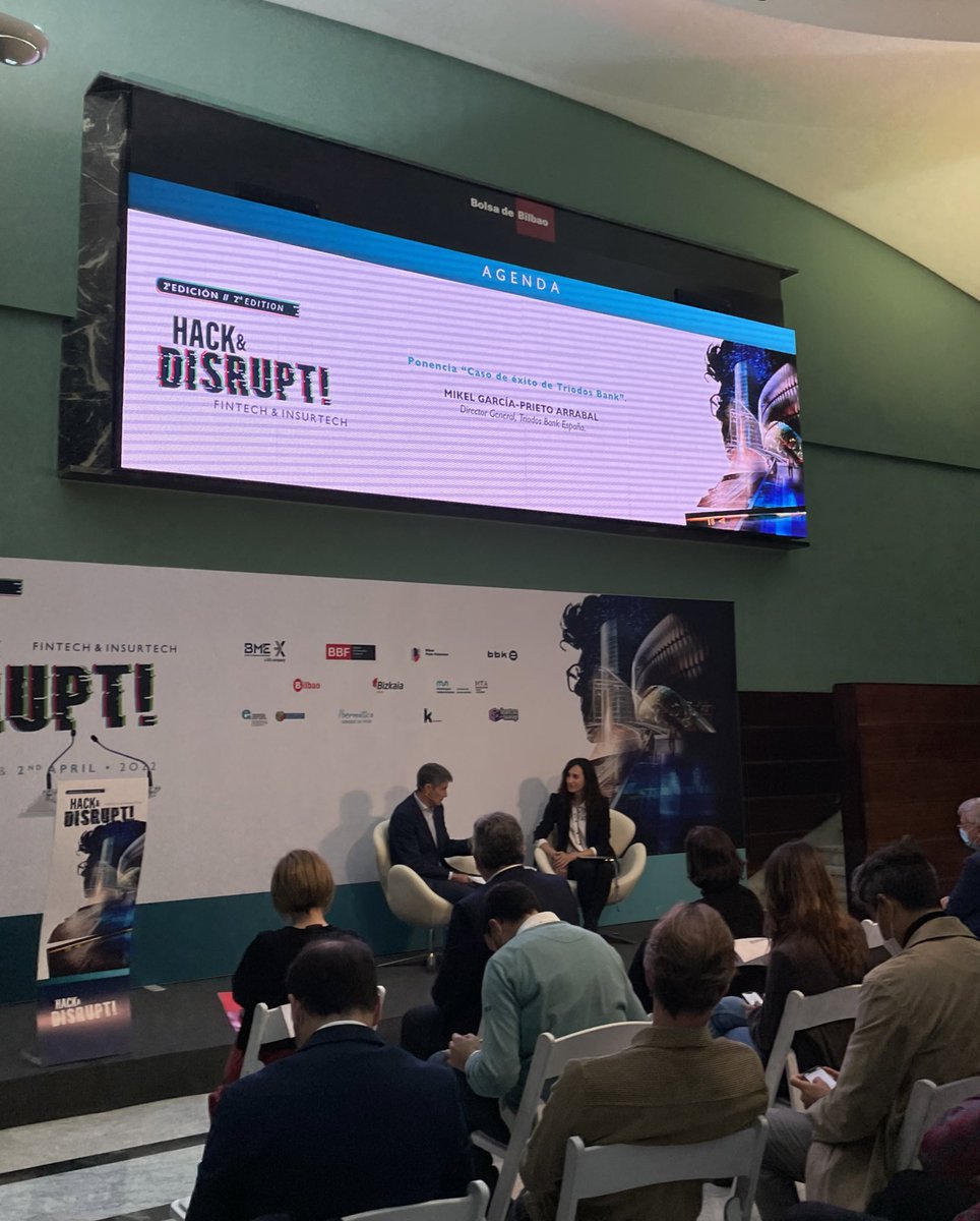 🎙”Caso de éxito de Triodos Bank”🎙

Un placer contar con Mikel Garcia-Prieto Arrabal para compartirnos su experiencia y conocimiento sobre las finanzas éticas en <a href="/triodoses/">Triodos Bank España (cuenta inactiva)</a>.

Gracias a Maitane Martín Crego y <a href="/MondragonTA/">Mondragon Team Academy</a> por moderar la sesión.