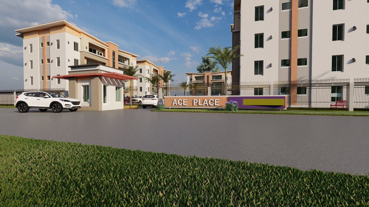 PeonyRealty's tweet photo. For sale!!! 
Off-plan 
ACE PLACE KUBWA  FO1 Abuja
Elegant 3 bedroom apartments  selling at 26M per unit
Spread payment for up to 1 year with an Initial deposit of 7.8M
Features: 
Tarred road
24hours powersupply
greenry
wellpaved compound
ample parking space
exclusive neighborhood https://t.co/Aa9WPNkSDE
