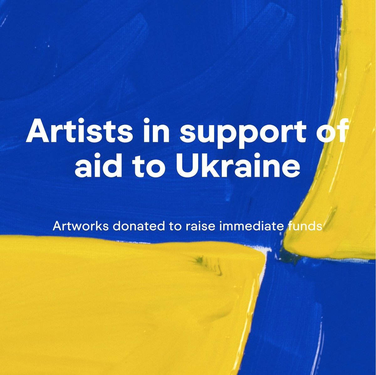 With the ongoing war in #Ukraine, the artists we work with and the Thaddaeus Ropac team have launched a fundraiser to support the humanitarian efforts on the ground and those who are displaced by the terrible circumstances.

Details: bit.ly/3iUSTIg

#ThaddaeusRopac