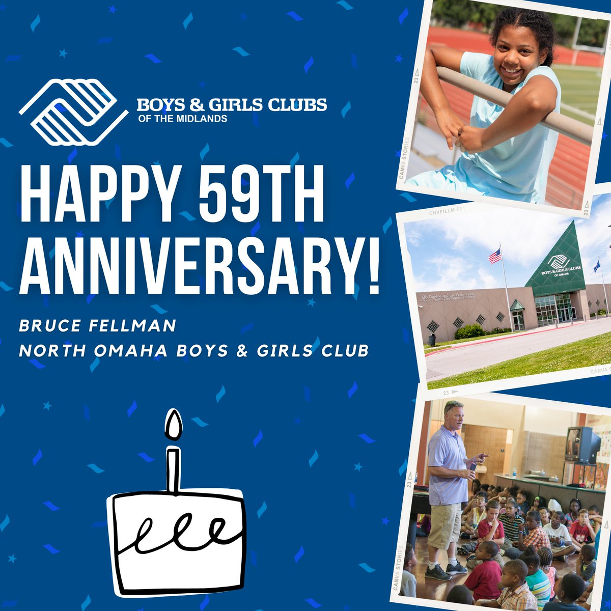 Boys & Girls Clubs of the Midlands (@bgcm) on Twitter photo Happy Anniversary to our Bruce Fellman North Omaha Boys & Girls Club! π₯³
Today the North Omaha Club celebrates its 59th Anniversary. The Club first opened its doors on April 1, 1963 at 20th and Burdette. In 2005 it moved to its present location. π Happy Anniversary to our Bruce Fellman North Omaha Boys & Girls Club! π₯³
Today the North Omaha Club celebrates its 59th Anniversary. The Club first opened its doors on April 1, 1963 at 20th and Burdette. In 2005 it moved to its present location. π