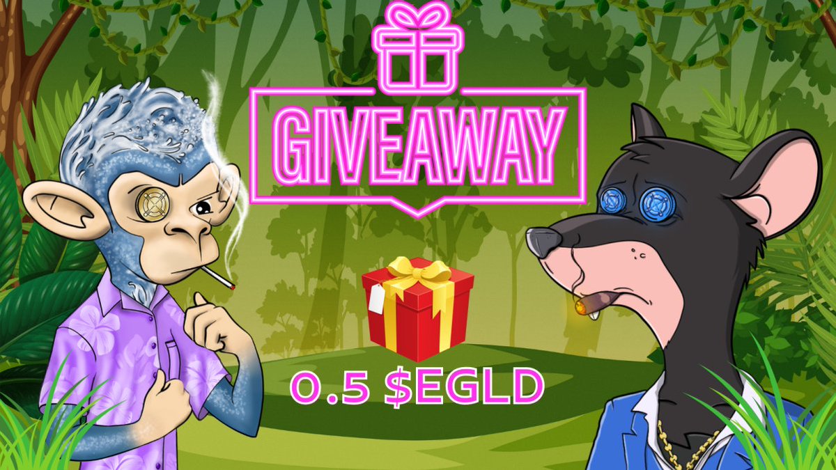 🎉 #MiceCity 🤝 <a href="/ElementalApes/">ElementalAPEs⚡️🐒</a> 🎉

As you all know, the #ElrondCommunity is all about collaboration!

So, to celebrate, the 🐭&amp; 🐵have a new #Giveaway contest for you!

🏆2 Random Winners
🏆2 x 0.25 $EGLD
⏰You have 48 H! 

Rules⬇️

#NFT #ElrondNFT #ElrondNetwork #ElrondCommunity