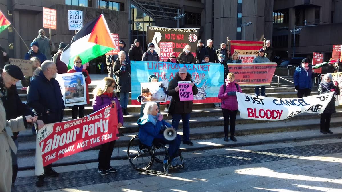 Liverpool Against the Arms Fair tweet media