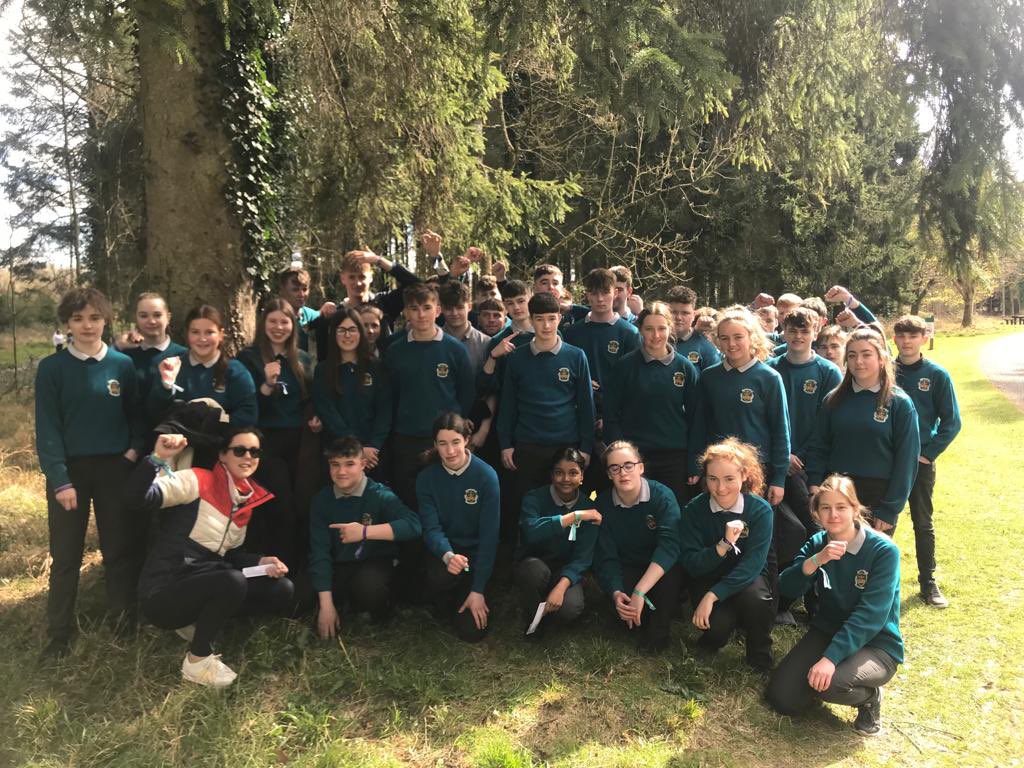 portumnacommsch's tweet photo. Fifth years from PCS completing #narrative4 #walk and talk challenge building empathy and communication skills using promt questions #connection with Ms. Dunne Chaplain & Ms. King. Thanks also to Ms. Susan Keane for taking fitness classes with the students #activeweek๐๐ https://t.co/Gw6HLRBvee