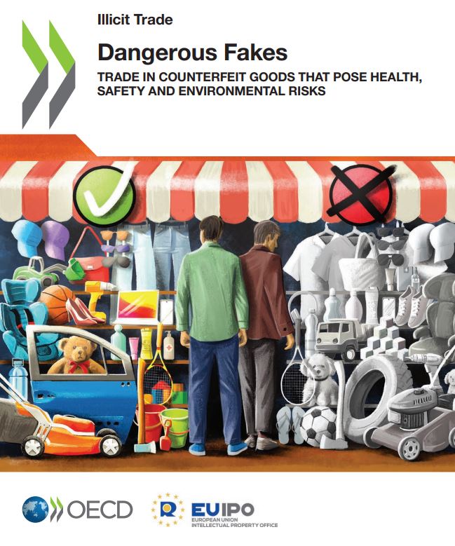 OECDgov's tweet photo. #Counterfeits can have serious consequences for the health &amp; safety of consumers, with

🧴 perfumes
💄 cosmetics
👕 clothing
🧸 toys
💊 pharmaceuticals

among the most common #DangerousFakes. New report assesses the scope &amp; trends 👉https://t.co/BGjUd3ttQY 

#RenewWithIntegrity https://t.co/RkPfSgysP9