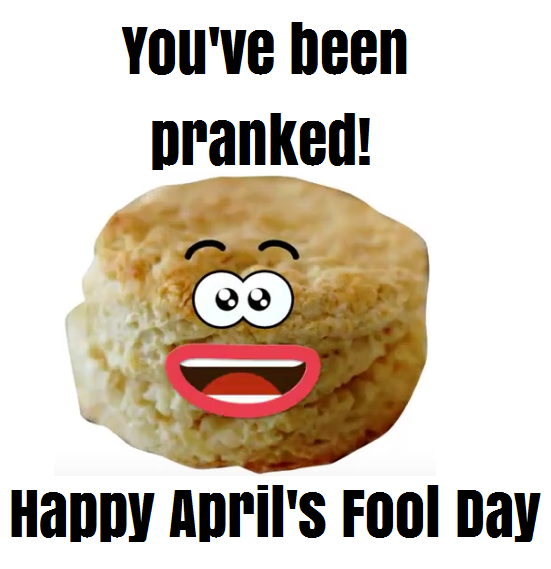 CleverCookie8's tweet photo. My friend, SmartScone, told me today's was the free chocolate bar day at the supermarket. I hurried up to get mine. The cashier looked at me in disapproval. Then, I received this:
#AprilsFoolDay #CleverCookieteaches #Prank #Traditions https://t.co/P65hIbDQYt