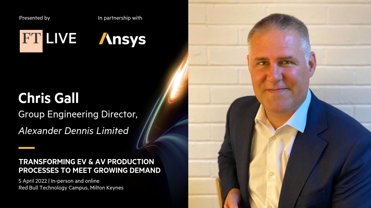 ADLbus's tweet photo. Our Group Engineering Director Chris Gall will speak at the upcoming #FTMobility briefing on transforming EV & AV engineering processes to meet growing demand. Join Chris on 5 April in person or online by reserving your free place at https://t.co/FBw3XpGZ9C! #LeadingtheZEvolution https://t.co/PtYZT9X3nH