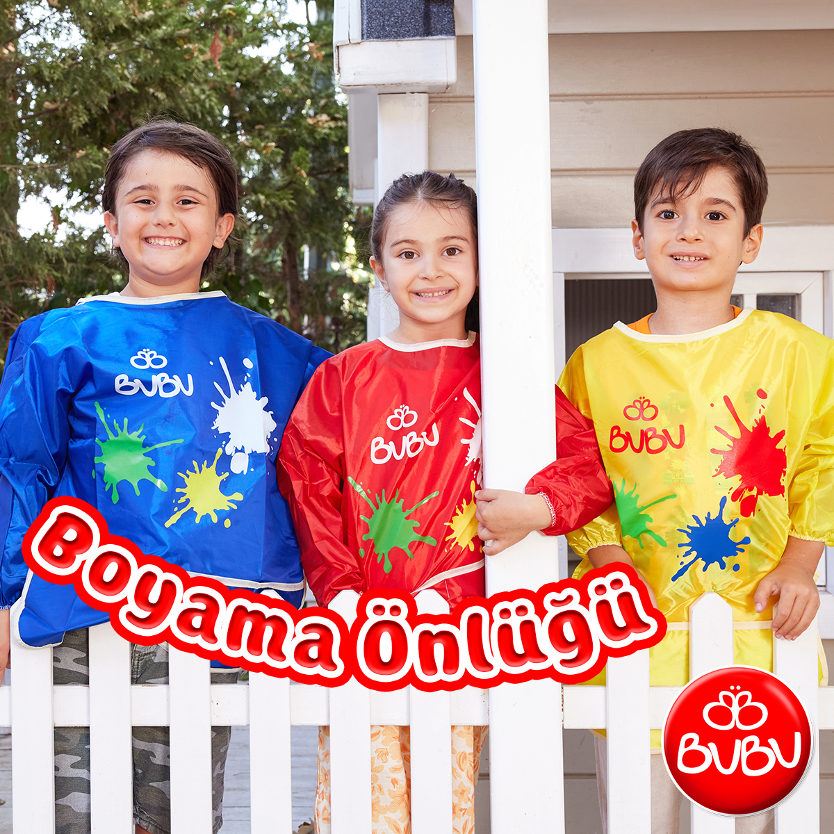 Etkinliklerinde, boyamalarında, boyaları dert etme, BUBU Boyama Önlüğü ile sen eğlenmeye devam et!

#BuBu #BuBuKırtasiye #HobiÖnlüğü #BoyamaÖnlüğü #Boyama #Hobi #Etkinlik #EtkinlikSaati