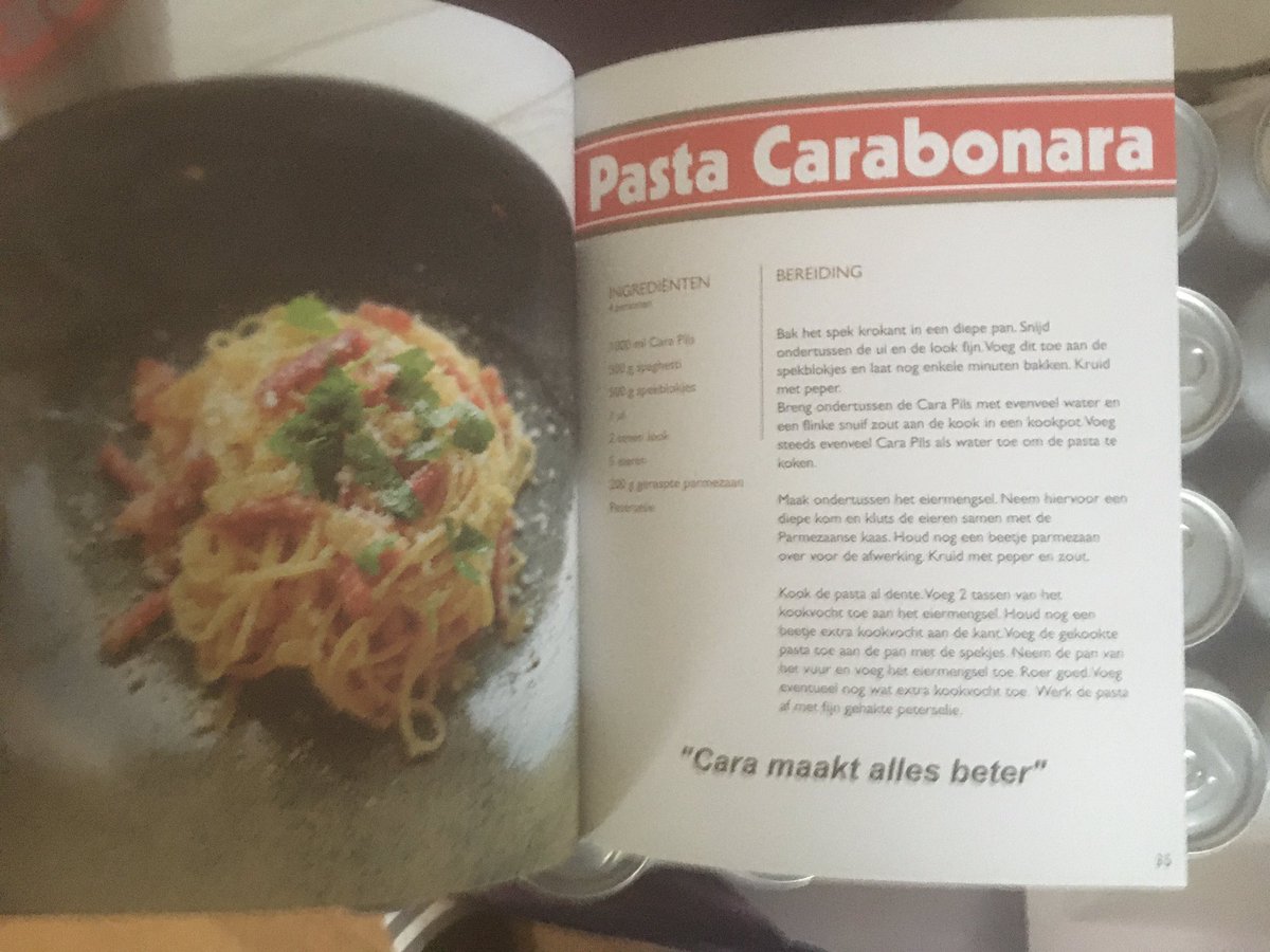 WllmHmmr's tweet photo. @moylato In need of inspiration for dinner?  “Koken Met Cara Pils” has got you covered https://t.co/4py4dyOBES